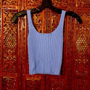 Baby Blue Sweater Tank